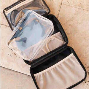 The Hanging Cosmetic Case  in Black